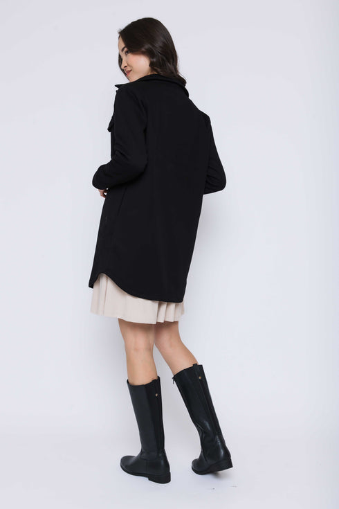 Jackie-Sherpa Button-Up
